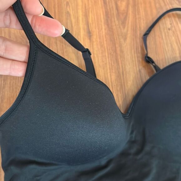 Maidenform black shape wear spaghetti strap size S - Picture 2 of 4